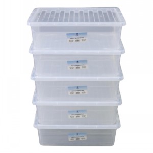 TML Clear Plastic Storage Box & Lid Size 07 (32 Litre)